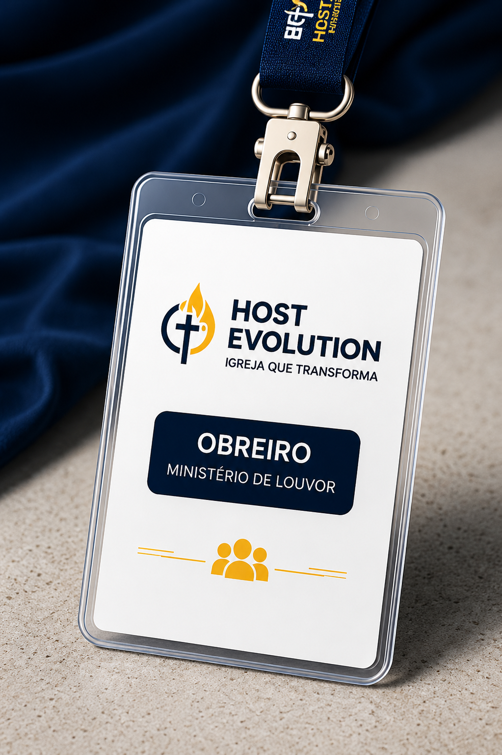 Carteirinha personalizada para igreja
