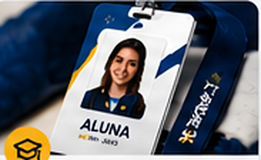 Carteirinha escolar personalizada