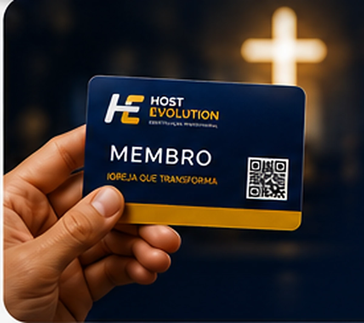 Carteirinha de membro para igreja